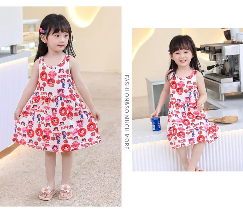 👧 PrincessBloom Summer Dress – Vestido Infantil de Verano para Niñas Ropa de Verano para Niñas NovaVitalShop