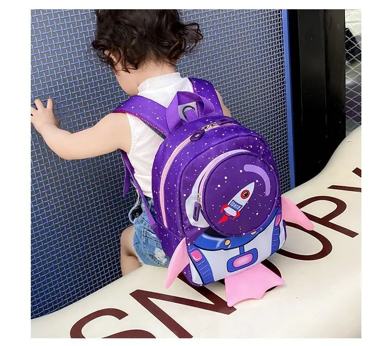 Mochila Infantil Cartoon – Mini Backpack con Correa de Seguridad para Niños y Niñas (2–6 años) accesorios NovaVitalShop