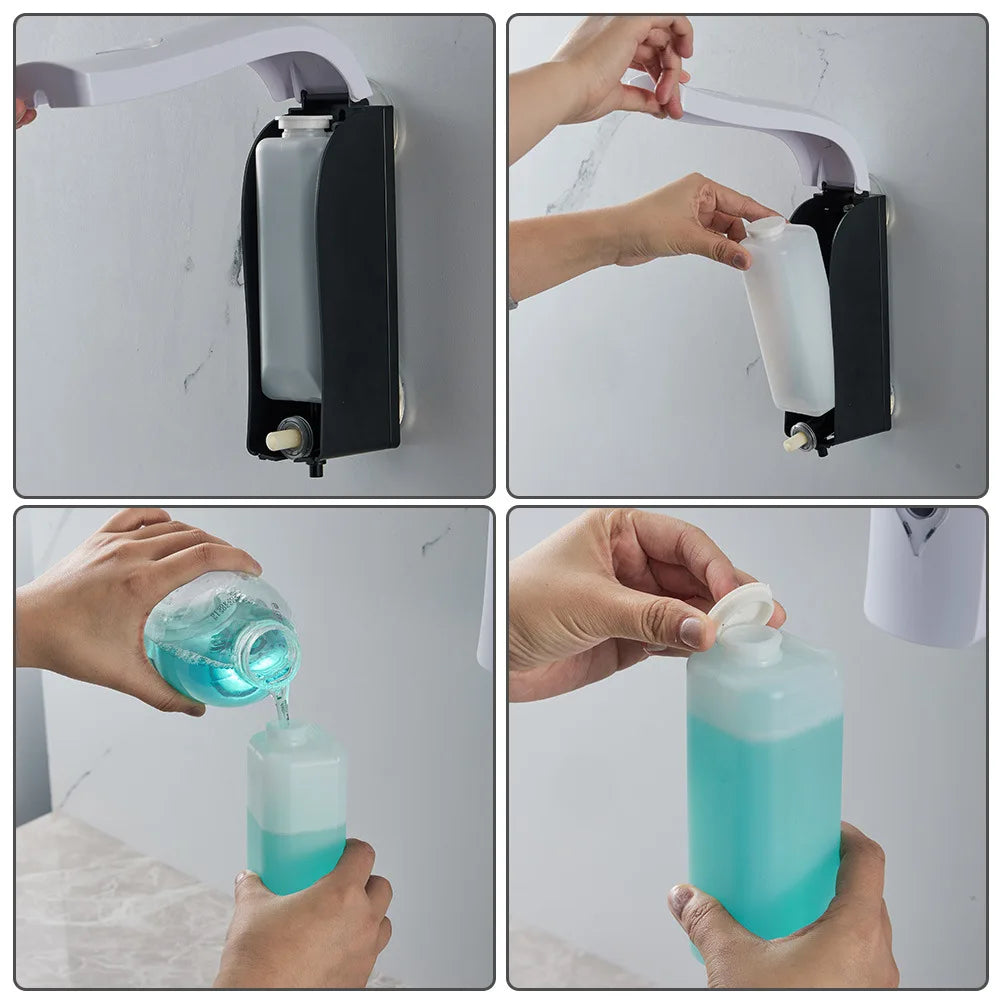 Dispensador de Jabón VitalEasy™ – 300ml Pared Sin Taladro | Ventosa Fuerte y Diseño Minimalista Baño y Cocina NovaVitalShop