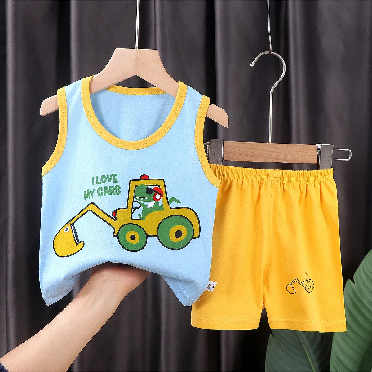 🧒 CottonPlay Vest Set – Conjunto Infantil de Verano 2 Piezas