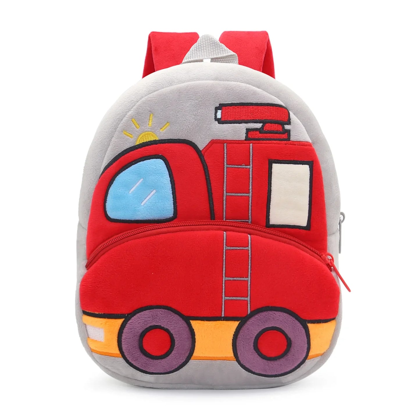 Mochila Infantil 3D Excavadora – Vehículo de Ingeniería para Niños 2–4 Años (Espalda Reforzada)
