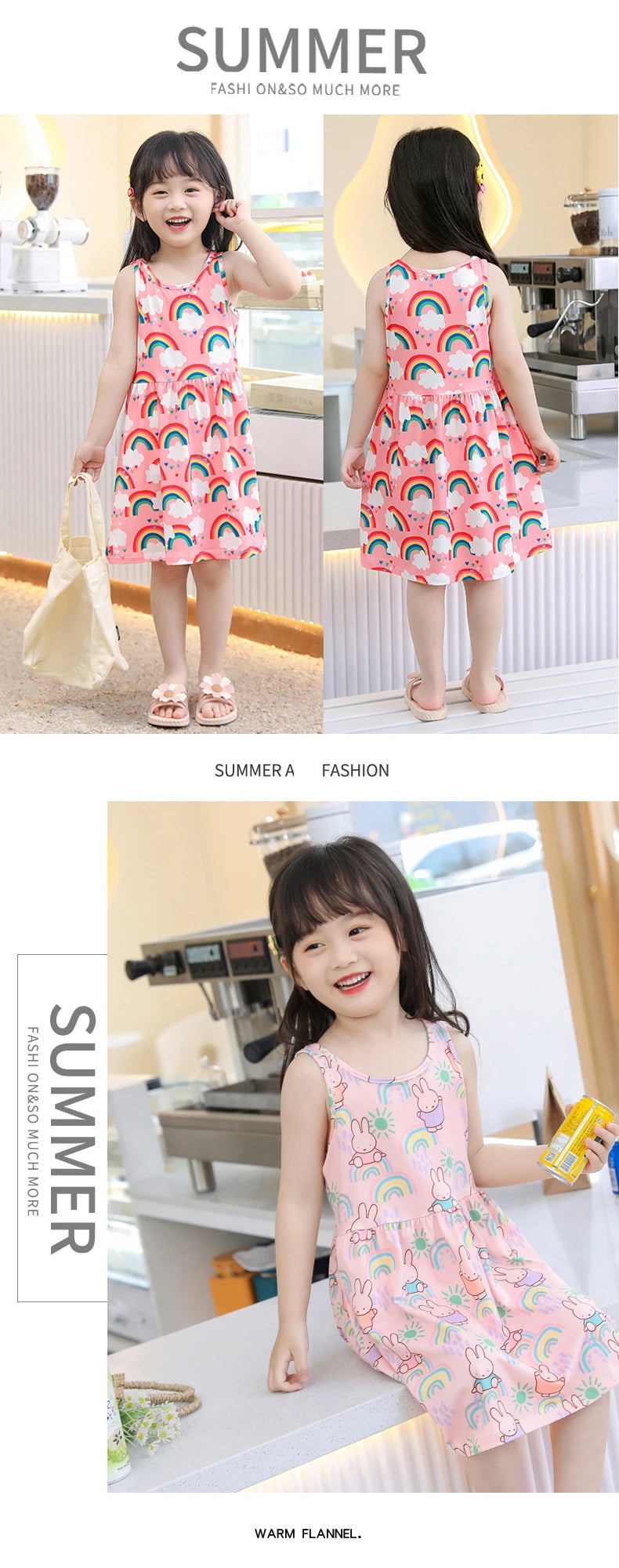 👧 PrincessBloom Summer Dress – Vestido Infantil de Verano para Niñas Ropa de Verano para Niñas NovaVitalShop