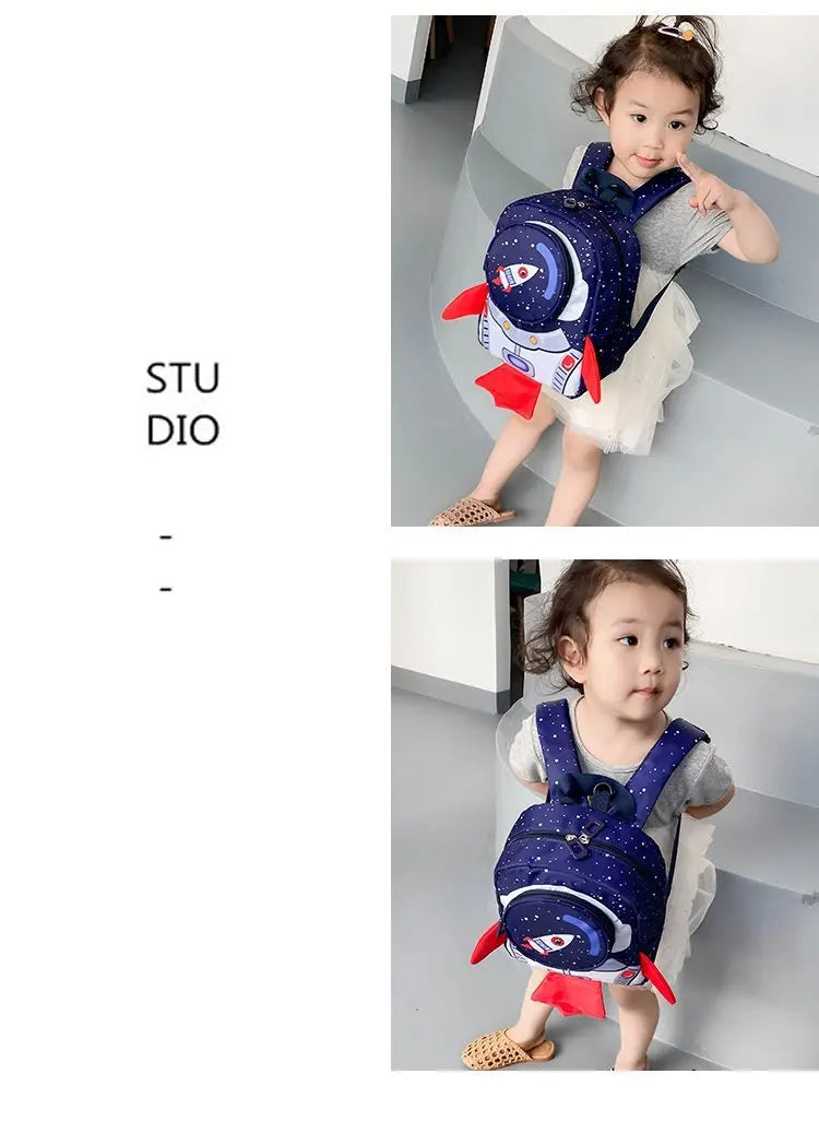 Mochila Infantil Cartoon – Mini Backpack con Correa de Seguridad para Niños y Niñas (2–6 años) accesorios NovaVitalShop