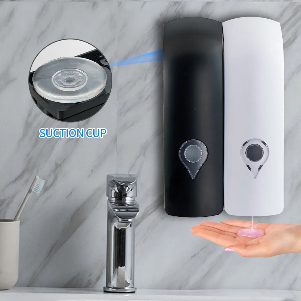 Dispensador de Jabón VitalEasy™ – 300ml Pared Sin Taladro | Ventosa Fuerte y Diseño Minimalista Baño y Cocina NovaVitalShop