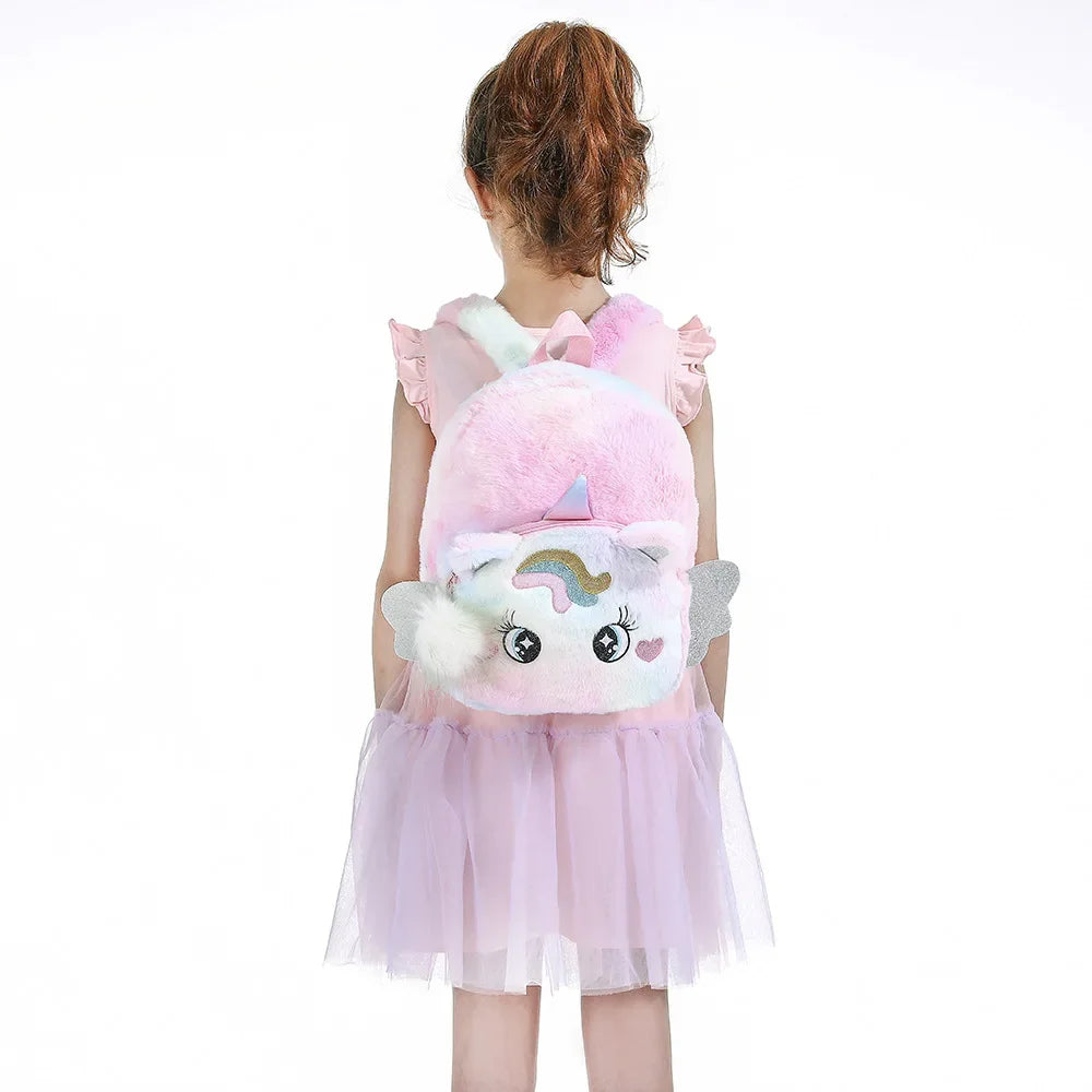 Mochila Escolar Infantil Unicornio – Estilo Princesa para Niñas (3–5 años, Espalda Acolchada) accesorios NovaVitalShop