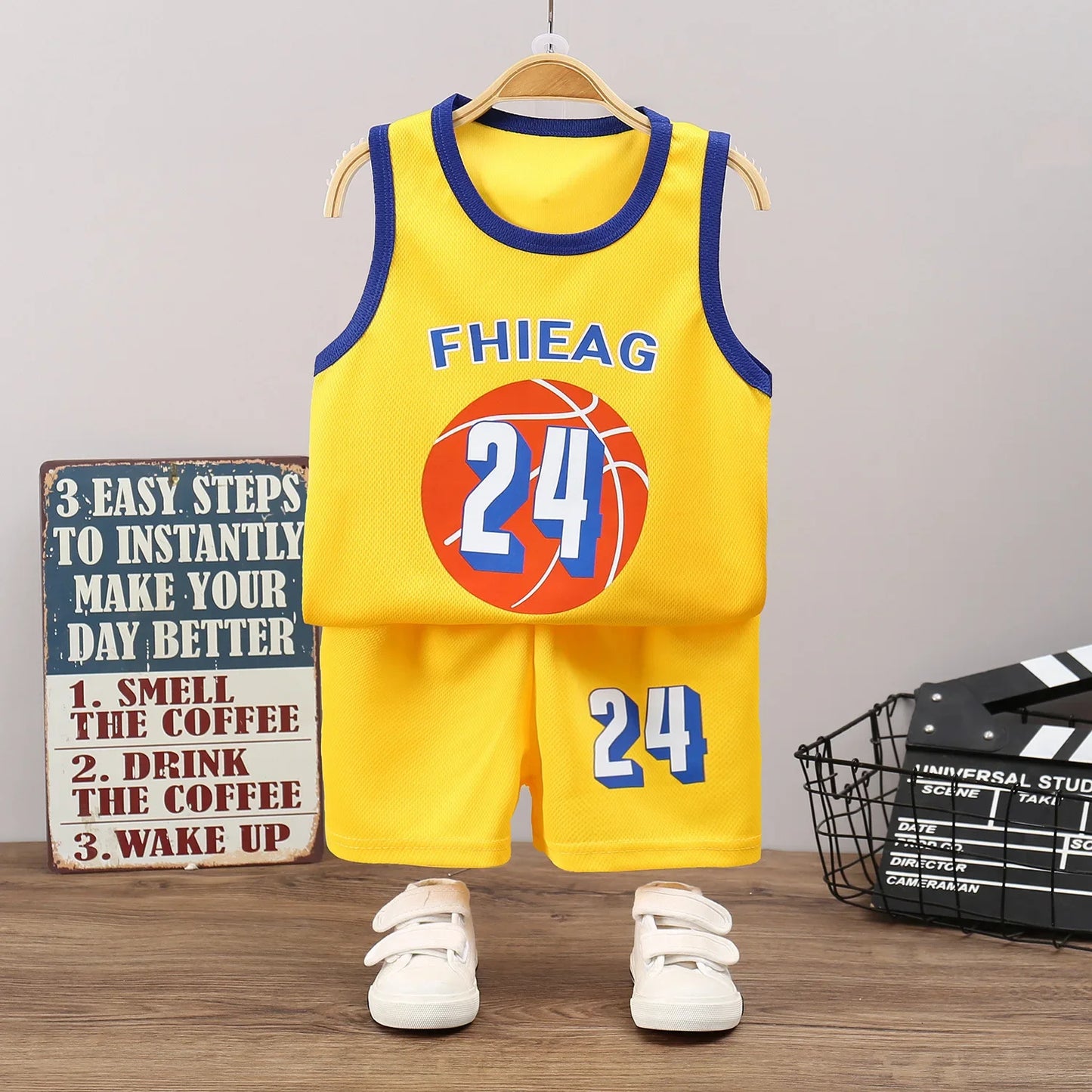 🧒 HoopPlay Sport Set – Conjunto Infantil sin Mangas para Verano Conjunto 2 Piezas Niños NovaVitalShop Type 5 80cm(9-12M)