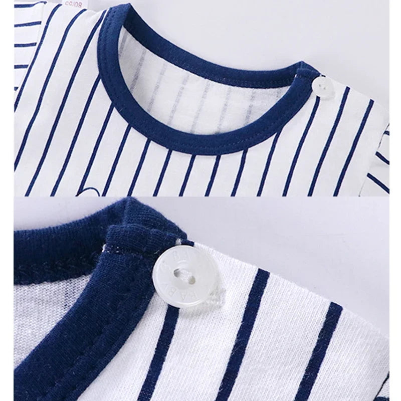 👕 Conjunto de Verano para Bebé – Camiseta y Shorts, Estilo Deportivo Unisex bebe NovaVitalShop