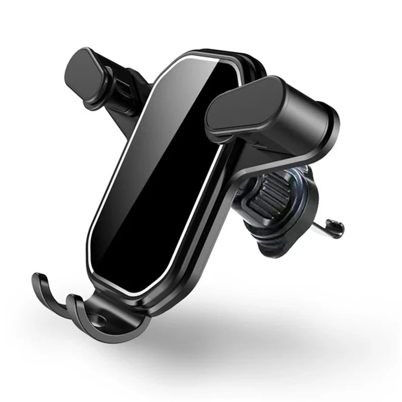 Soporte de Teléfono por Gravedad para Auto – Montaje en Ventilación, Compatible con Móviles de 4.7–7" (iPhone, Samsung, Xiaomi) auto NovaVitalShop Mirror Black