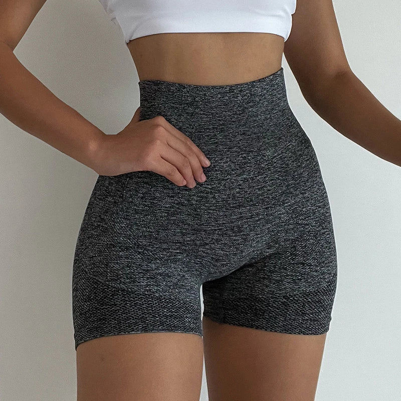 Shorts Deportivos para Mujer – Cintura Alta, Diseño Sin Costuras y Soporte Anatómico Acesorios Fitnees NovaVitalShop