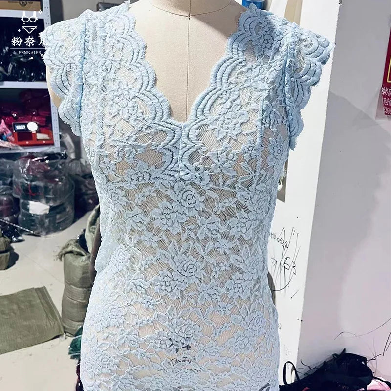 Brisa de Seda – Blusa Sin Mangas con Cuello en V y Corte Suelto para Mujer (Estilo Casual Elegante, Talla S–XXL) Camisetas Mujer Oversized NovaVitalShop Skyblue 5XL