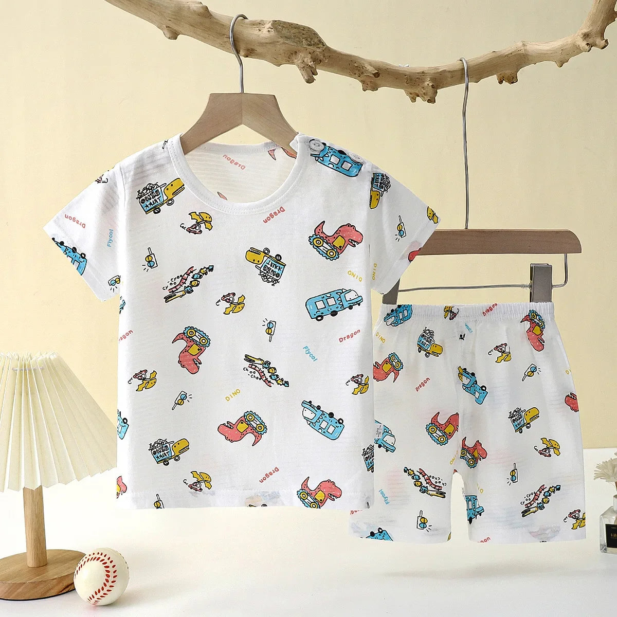 🧒 DreamCotton Sleep Set – Pijama Infantil de Verano 2 Piezas Conjuntos Infantiles / Ropa Deportiva Infantil / Sets 2 Piezas NovaVitalShop Style 6 6T-7T