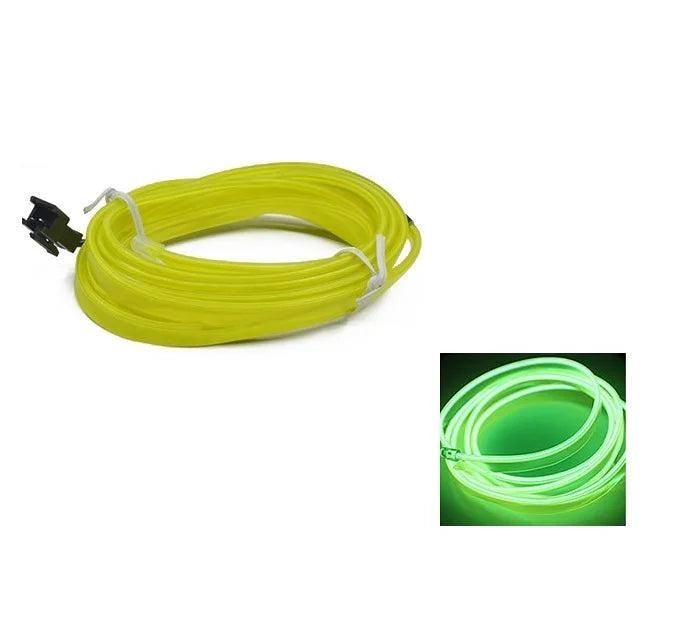Tira LED Decorativa para Auto – Luz Ambiental Flexible USB (1M/3M/5M/10M, RGB Multicolor)