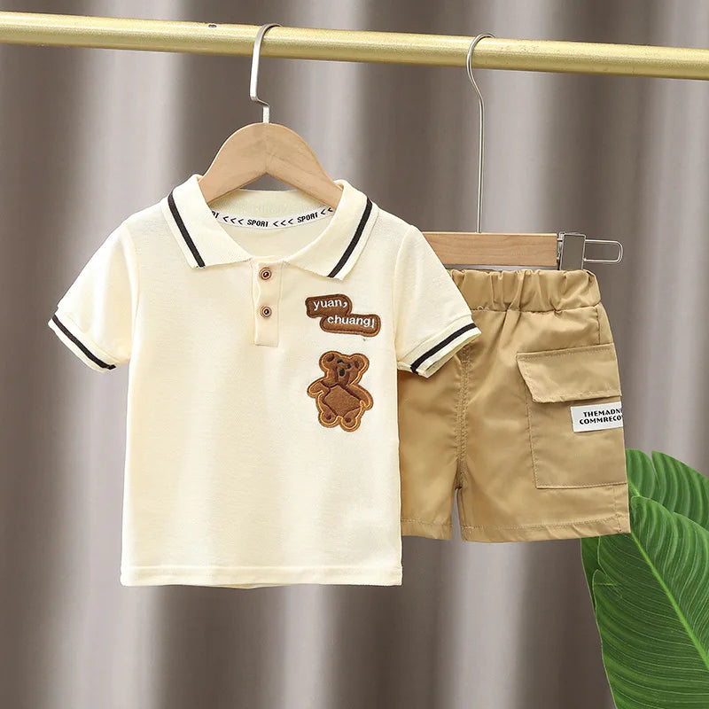 🧒 StyleTwins Cotton Set – Conjunto Infantil de Verano 2 Piezas Conjuntos Infantiles / Ropa Deportiva Infantil / Sets 2 Piezas NovaVitalShop