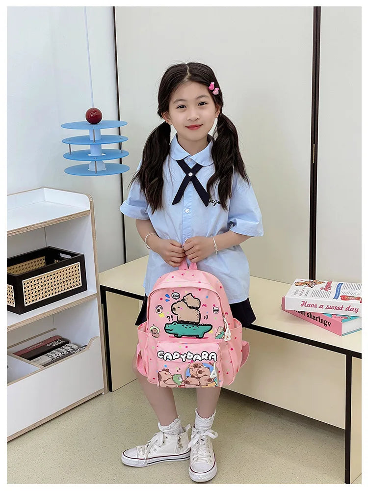 Mochila Escolar 2025 – Diseño Cartoon Elegante, Gran Capacidad y Estilo Juvenil (20–35 L) accesorios NovaVitalShop