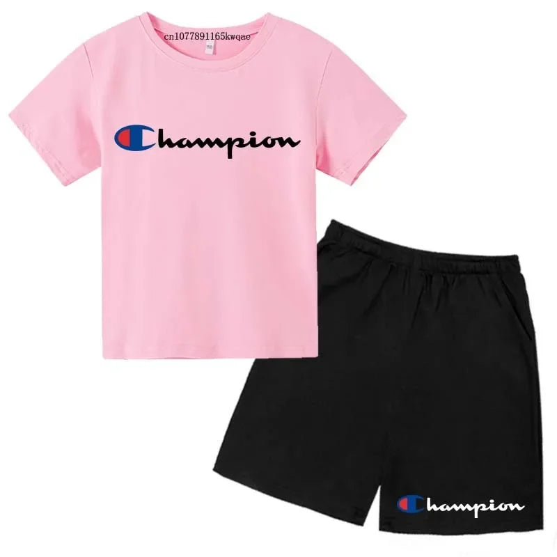 Mini Trendsetters: Conjunto Verano Activo 2 Piezas Conjuntos Infantiles / Ropa Deportiva Infantil / Sets 2 Piezas NovaVitalShop