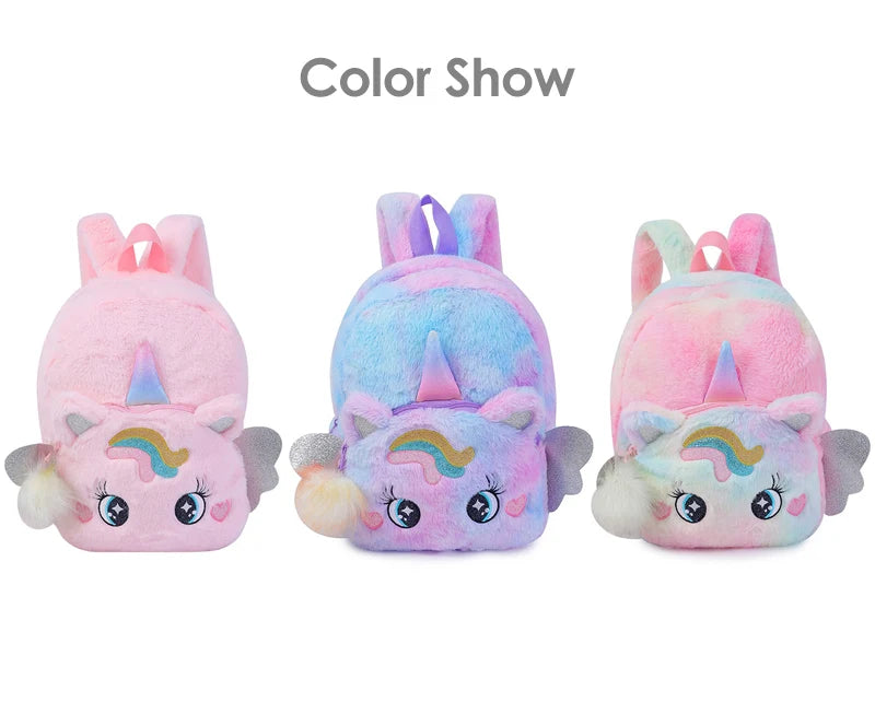 Mochila Escolar Infantil Unicornio – Estilo Princesa para Niñas (3–5 años, Espalda Acolchada) accesorios NovaVitalShop