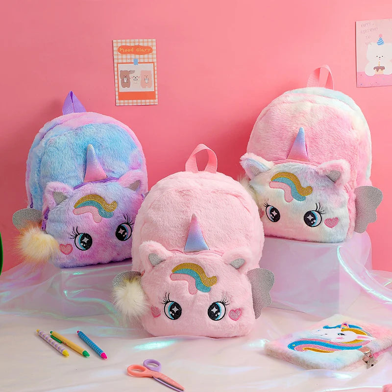 Mochila Escolar Infantil Unicornio – Estilo Princesa para Niñas (3–5 años, Espalda Acolchada) accesorios NovaVitalShop