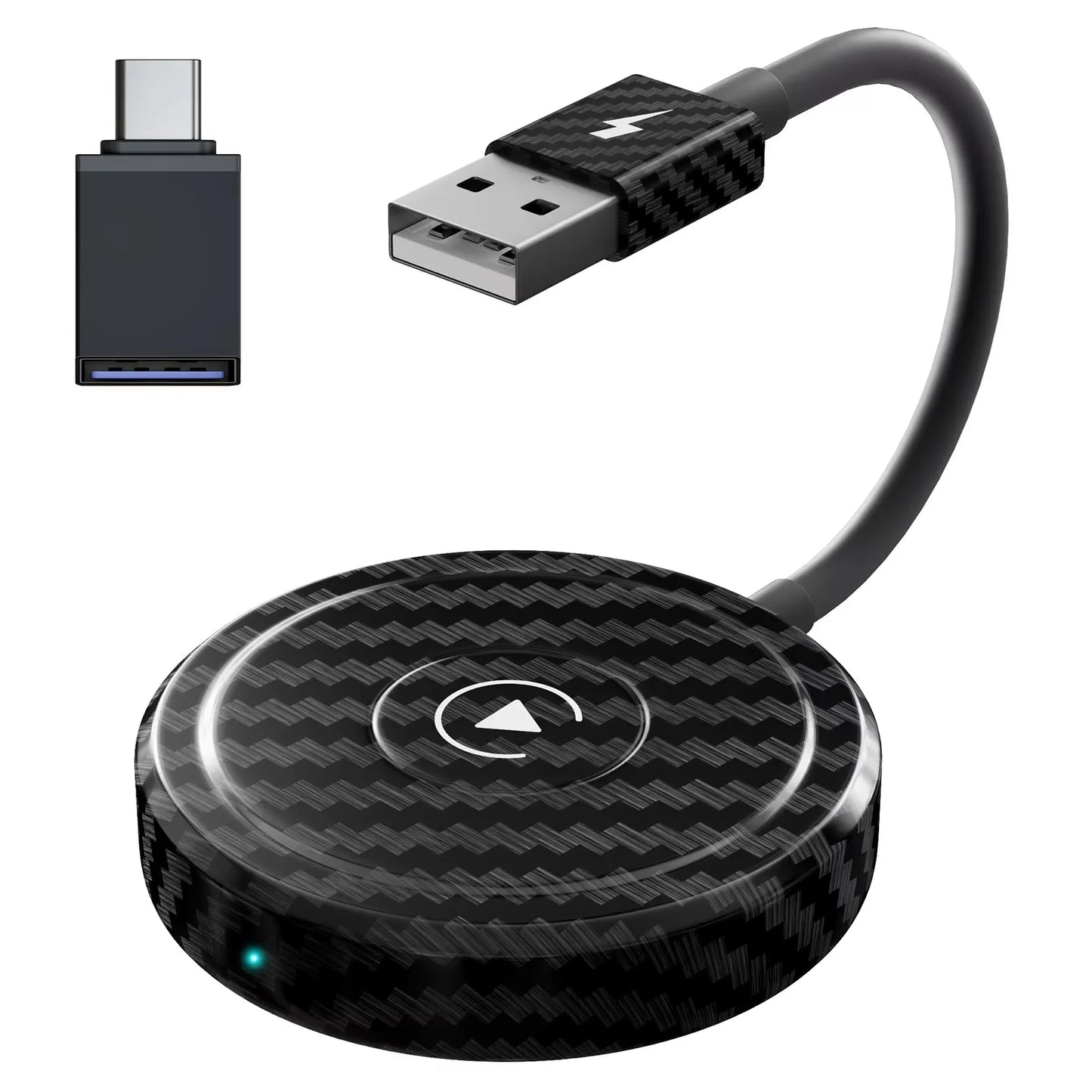 Adaptador CarPlay Inalámbrico con Streaming – Compatible con Netflix, YouTube, TikTok y Google Play (Plug & Play, USB-C) auto NovaVitalShop iPhone Carplay 5 CHINA