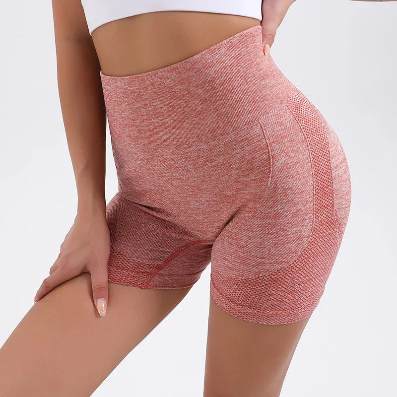 Shorts Deportivos para Mujer – Cintura Alta, Diseño Sin Costuras y Soporte Anatómico Acesorios Fitnees NovaVitalShop