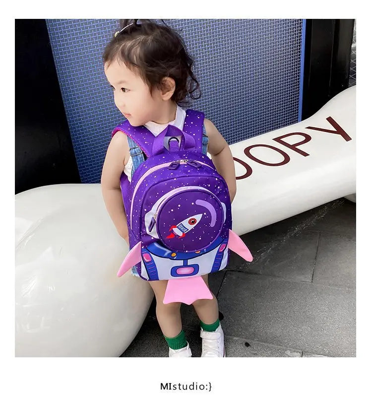 Mochila Infantil Cartoon – Mini Backpack con Correa de Seguridad para Niños y Niñas (2–6 años) accesorios NovaVitalShop