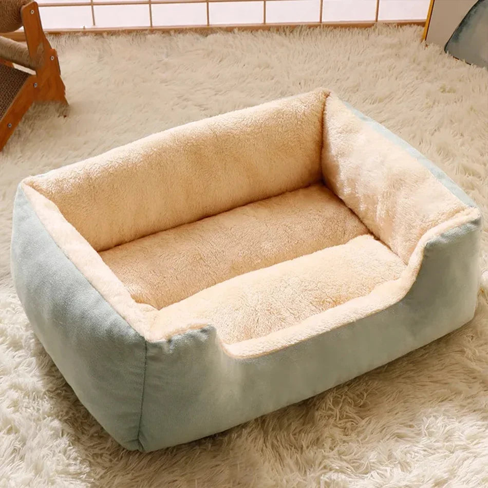 🐱 SnuggleNest – Cama Acolchada para Mascotas : Camas para mascotas / Pet Beds / Accesorios para descanso animal NovaVitalShop