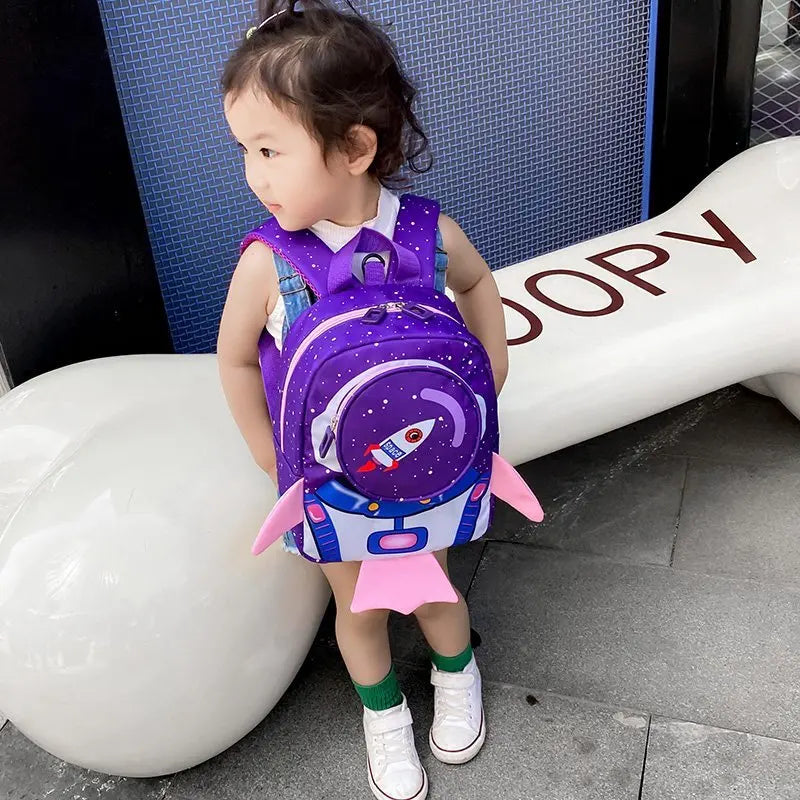 Mochila Infantil Cartoon – Mini Backpack con Correa de Seguridad para Niños y Niñas (2–6 años) accesorios NovaVitalShop