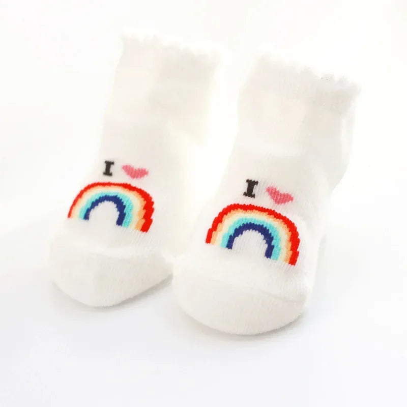 🧦 Medias Suaves con Letras para Bebé – Primavera/Verano, Algodón, Unisex bebe NovaVitalShop