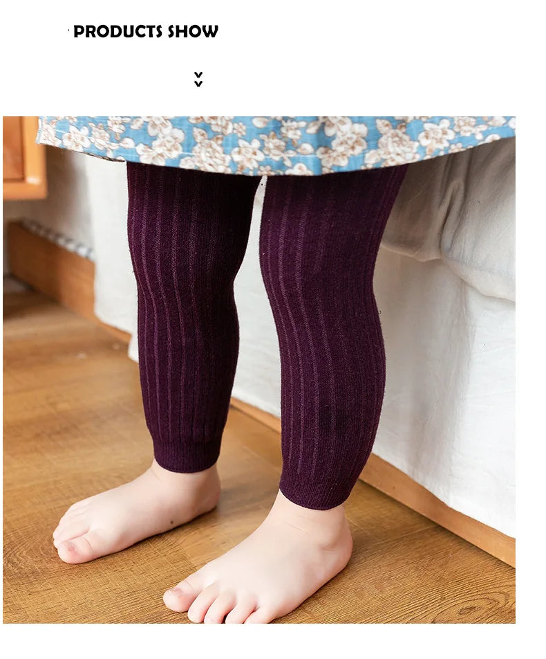 🩳 Leggings Infantiles de Algodón – Unisex, Colores Sólidos, 0–6 Años bebe NovaVitalShop