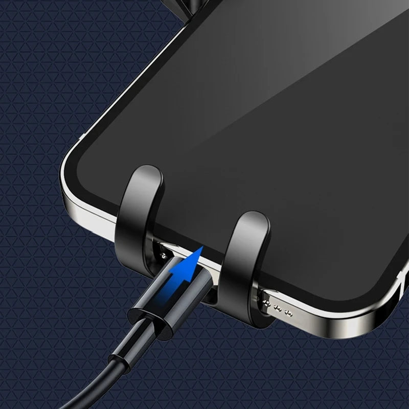 Soporte de Teléfono por Gravedad para Auto – Montaje en Ventilación, Compatible con Móviles de 4.7–7" (iPhone, Samsung, Xiaomi) auto NovaVitalShop