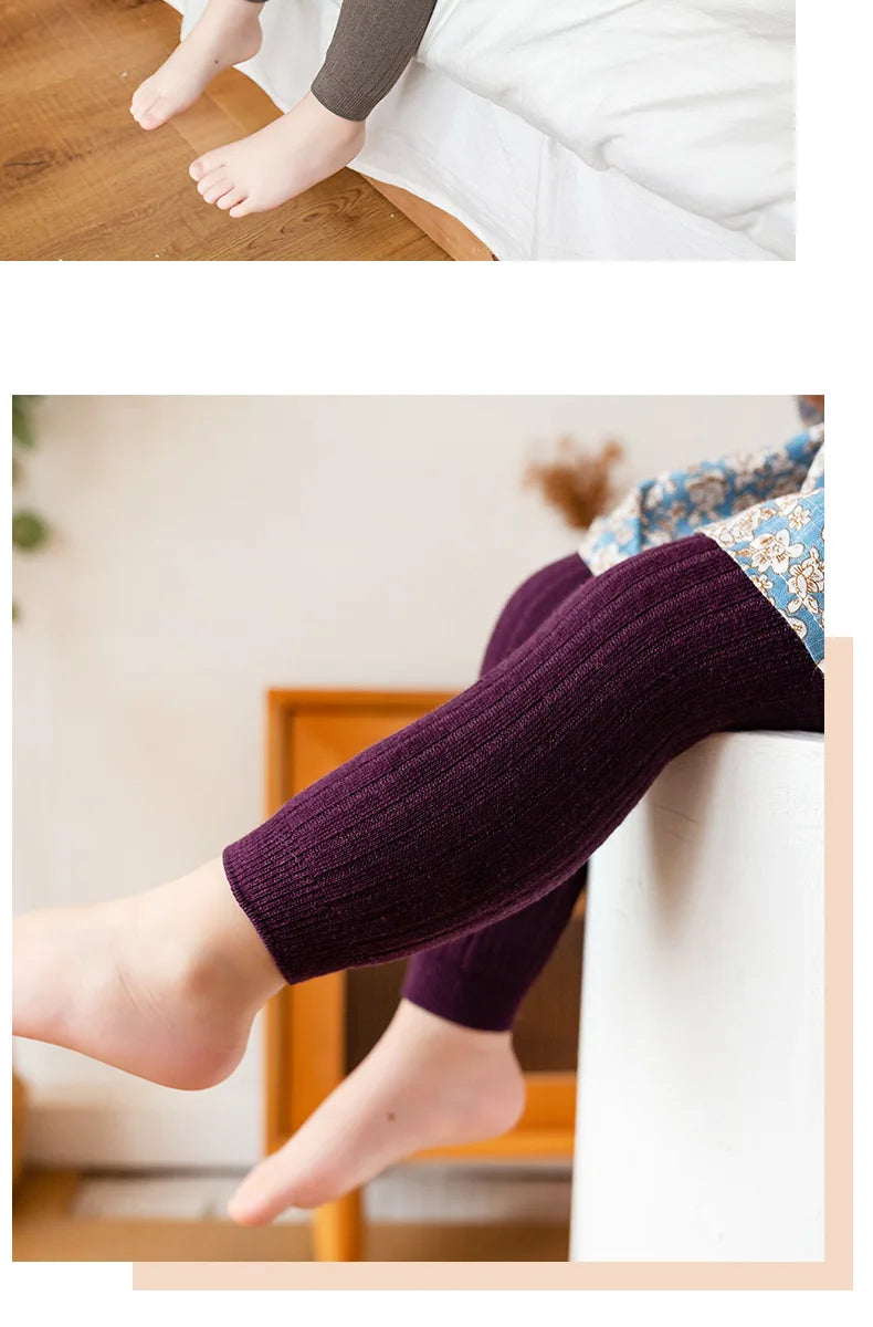 🩳 Leggings Infantiles de Algodón – Unisex, Colores Sólidos, 0–6 Años bebe NovaVitalShop
