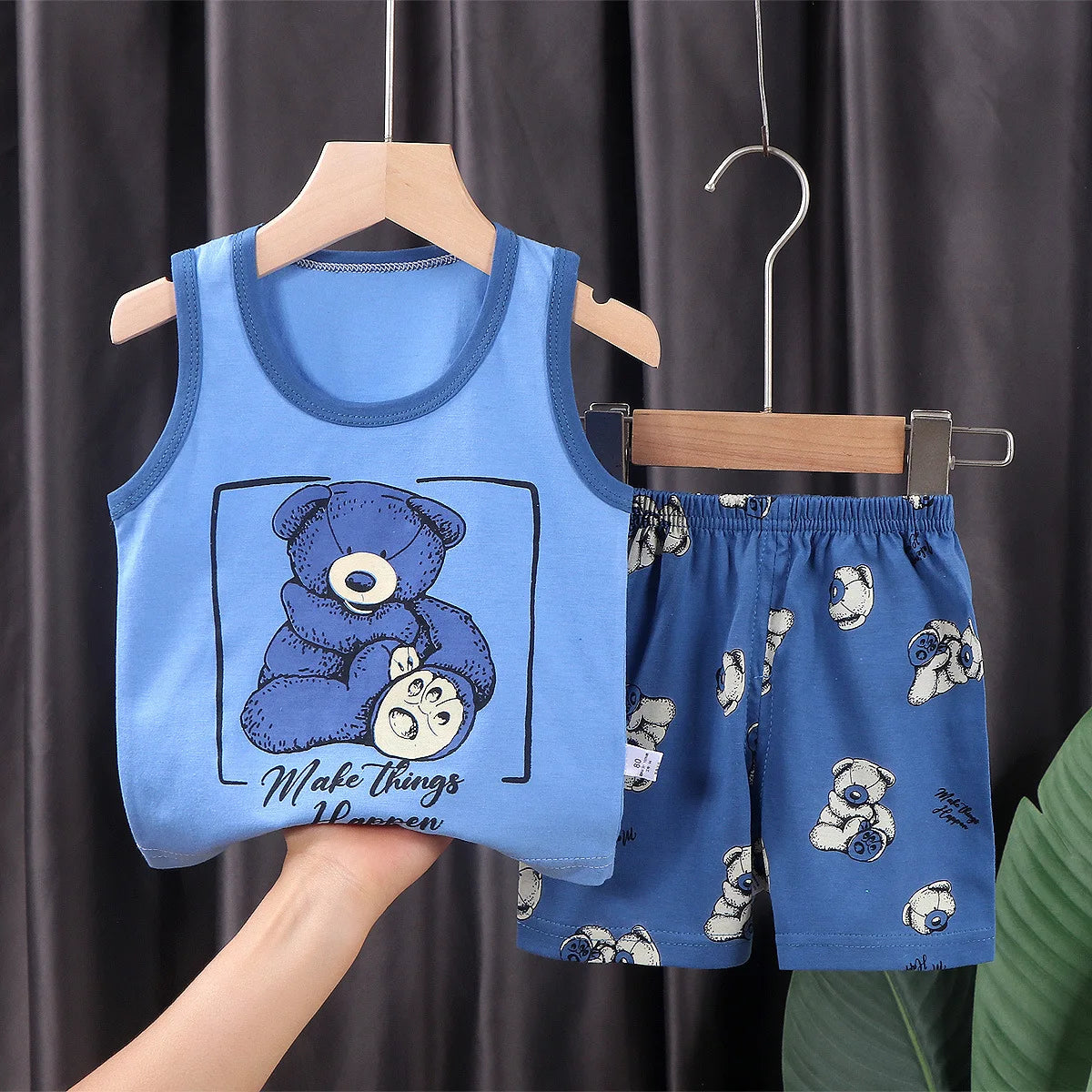 🧒 CottonPlay Vest Set – Conjunto Infantil de Verano 2 Piezas Conjuntos Infantiles / Ropa Deportiva Infantil / Sets 2 Piezas NovaVitalShop ST 2 6-7T