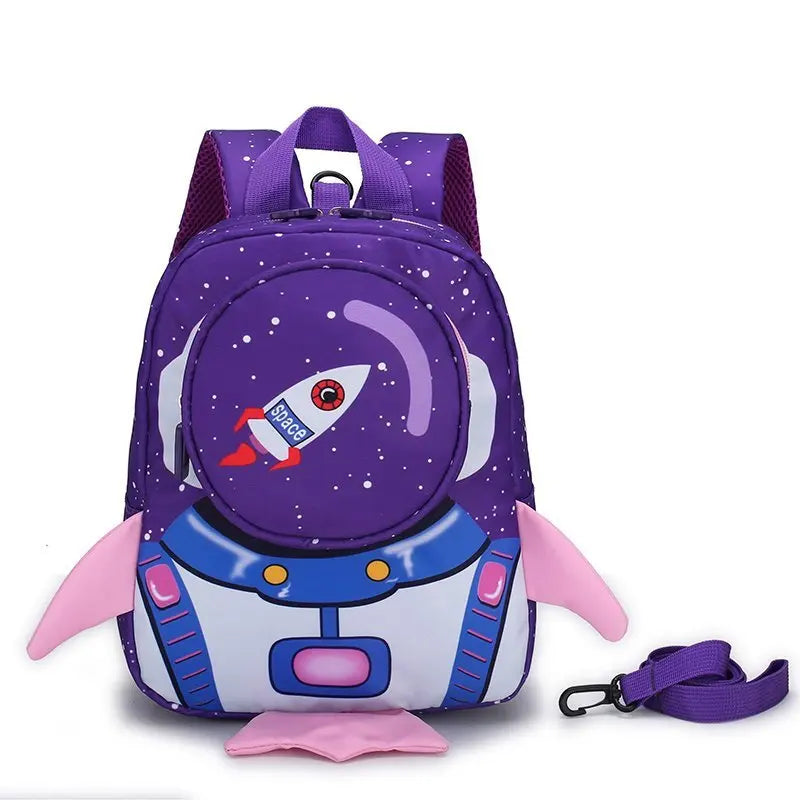 Mochila Infantil Cartoon – Mini Backpack con Correa de Seguridad para Niños y Niñas (2–6 años) accesorios NovaVitalShop