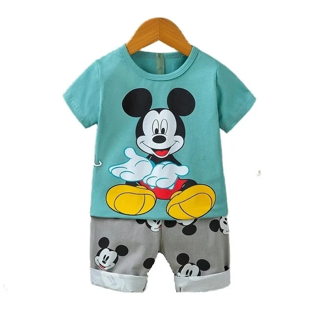 Conjunto Infantil de Verano 2 Piezas Pato Donald – Camiseta + Shorts Casual para Niño Conjunto 2 Piezas Niños NovaVitalShop 4 2T