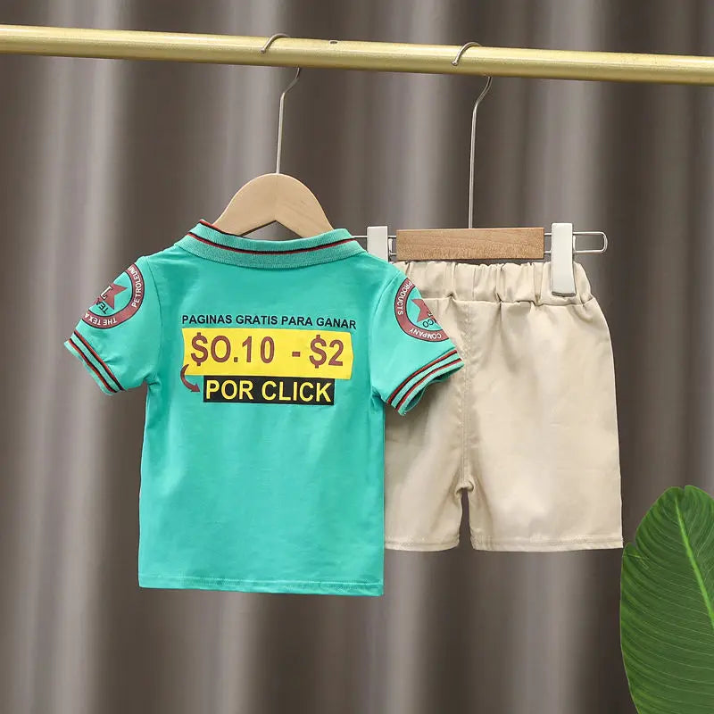 🧒 StyleTwins Cotton Set – Conjunto Infantil de Verano 2 Piezas Conjuntos Infantiles / Ropa Deportiva Infantil / Sets 2 Piezas NovaVitalShop