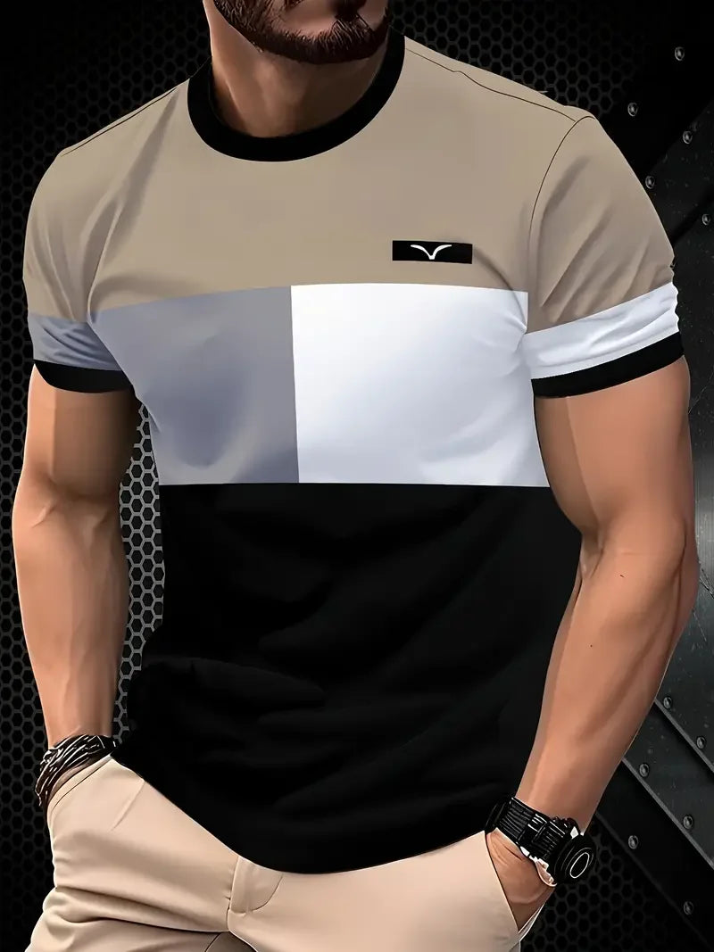 Camiseta VitalFlex Hombre – Cuello Redondo, Secado Rápido, Transpirable, Ideal para Entrenamiento y Uso Diario (S–2XL) Camisetas Oversized NovaVitalShop F202502250961526 L