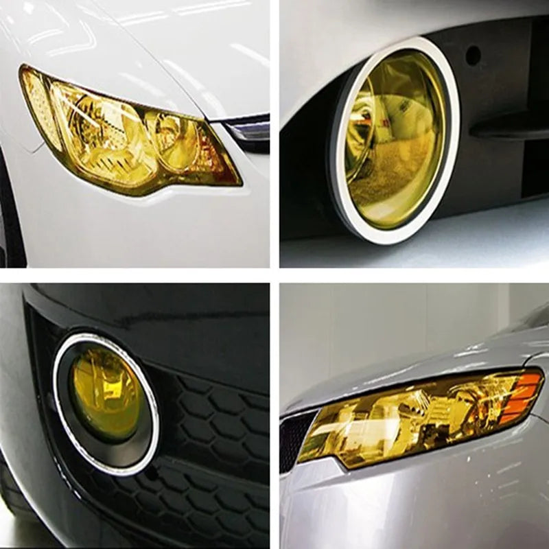 Film Vinílico Ahumado Transparente – 30 × 60 cm para Faros, Luces Traseras y Antiniebla (Autoadhesivo, Removible) auto NovaVitalShop