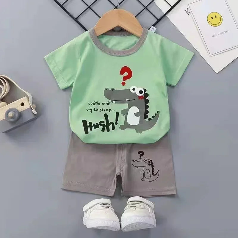 🧒 SunnyPlay 2PCS Set – Ropa Infantil de Verano para Niños y Niñas Conjuntos Infantiles / Ropa Deportiva Infantil / Sets 2 Piezas NovaVitalShop