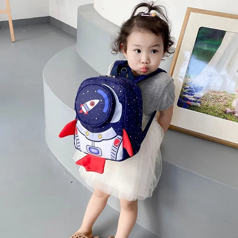 Mochila Infantil Cartoon – Mini Backpack con Correa de Seguridad para Niños y Niñas (2–6 años) accesorios NovaVitalShop