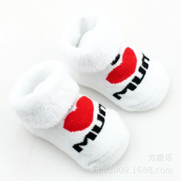 🧦 Medias Suaves con Letras para Bebé – Primavera/Verano, Algodón, Unisex bebe NovaVitalShop