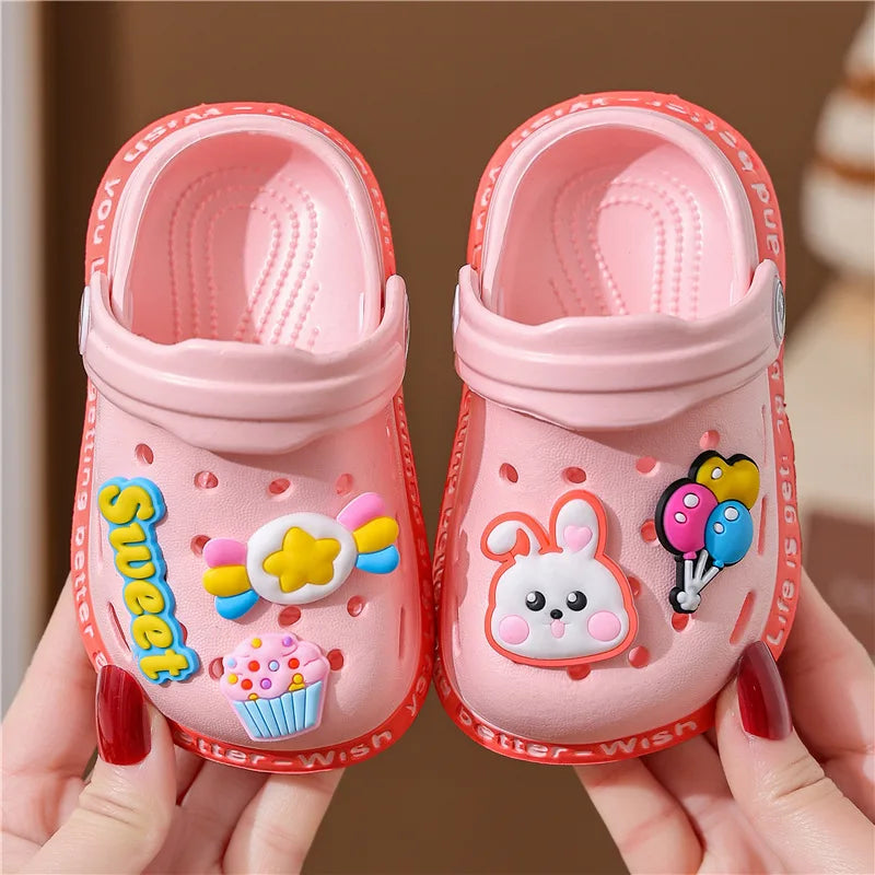 👟 BeachBuddies Hole Sandals – Zapatos Infantiles de Verano con Diseño Cartoon Calzado Infantil NovaVitalShop