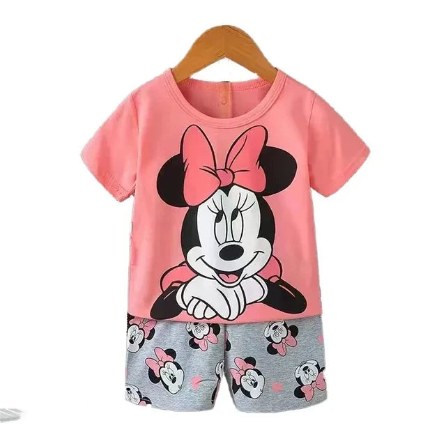 Conjunto Infantil de Verano 2 Piezas Pato Donald – Camiseta + Shorts Casual para Niño Conjunto 2 Piezas Niños NovaVitalShop z8 12M