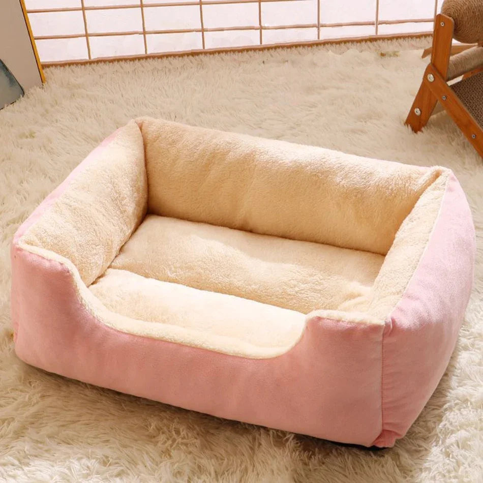 🐱 SnuggleNest – Cama Acolchada para Mascotas : Camas para mascotas / Pet Beds / Accesorios para descanso animal NovaVitalShop