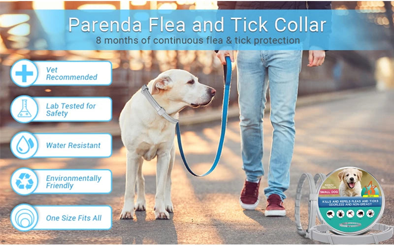 ¡Protege a tu peludo por 8 meses con un solo collar! collar de mascostas NovaVitalShop