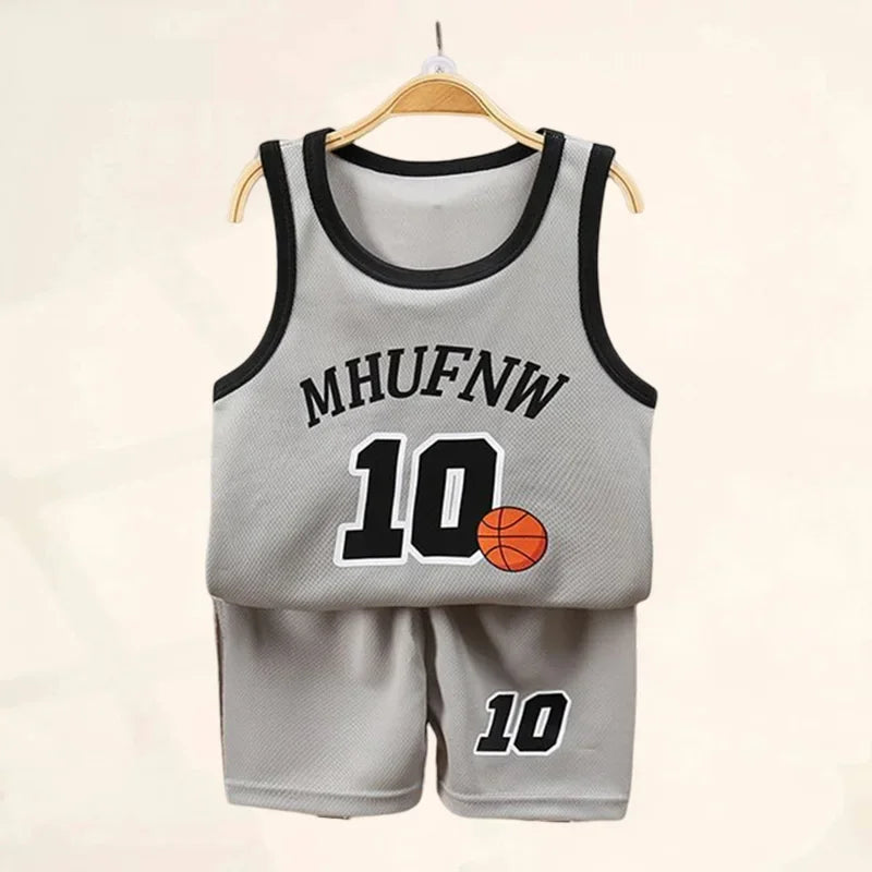🧒 HoopPlay Sport Set – Conjunto Infantil sin Mangas para Verano Conjunto 2 Piezas Niños NovaVitalShop