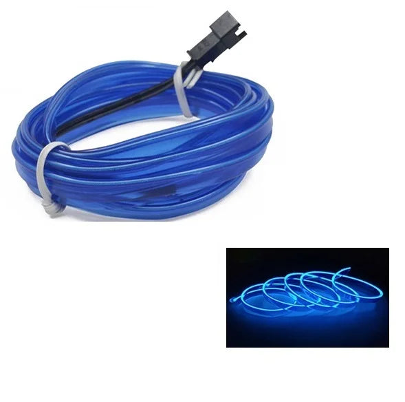 Tira LED Decorativa para Auto – Luz Ambiental Flexible USB (1M/3M/5M/10M, RGB Multicolor) auto NovaVitalShop