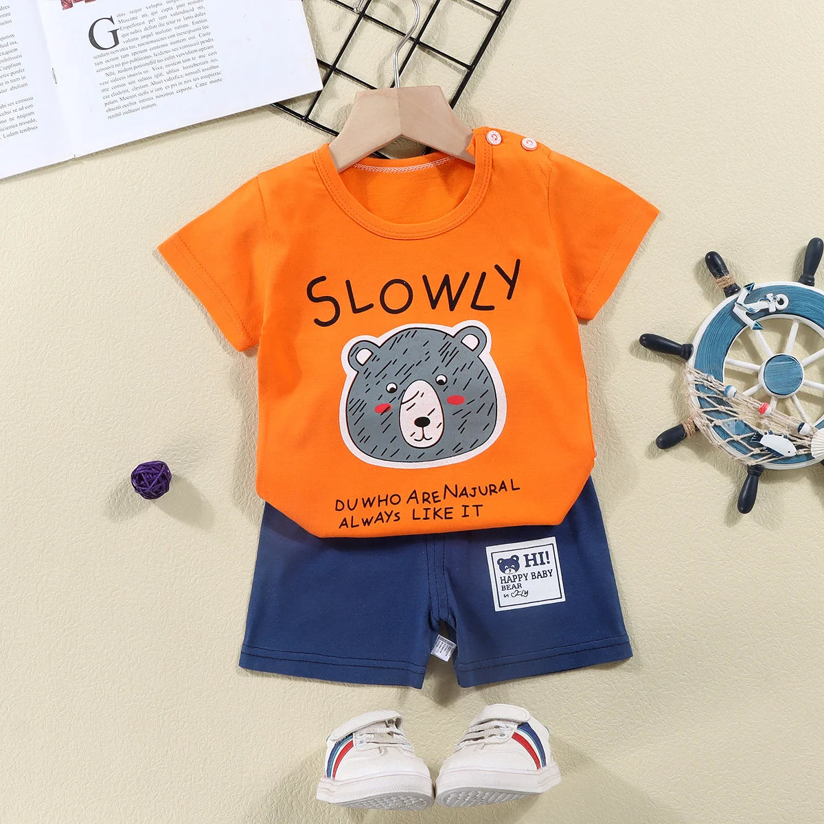 🧒 SunnyTwins Cotton Set – Ropa Infantil de Verano 2 Piezas Conjunto 2 Piezas Niños NovaVitalShop style 7 6T-7T
