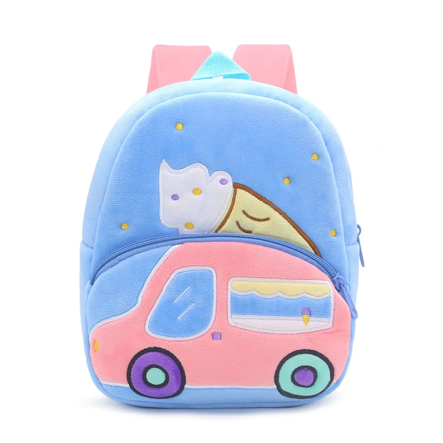 Mochila Infantil 3D Excavadora – Vehículo de Ingeniería para Niños 2–4 Años (Espalda Reforzada) accesorios NovaVitalShop Ice Cream Truck