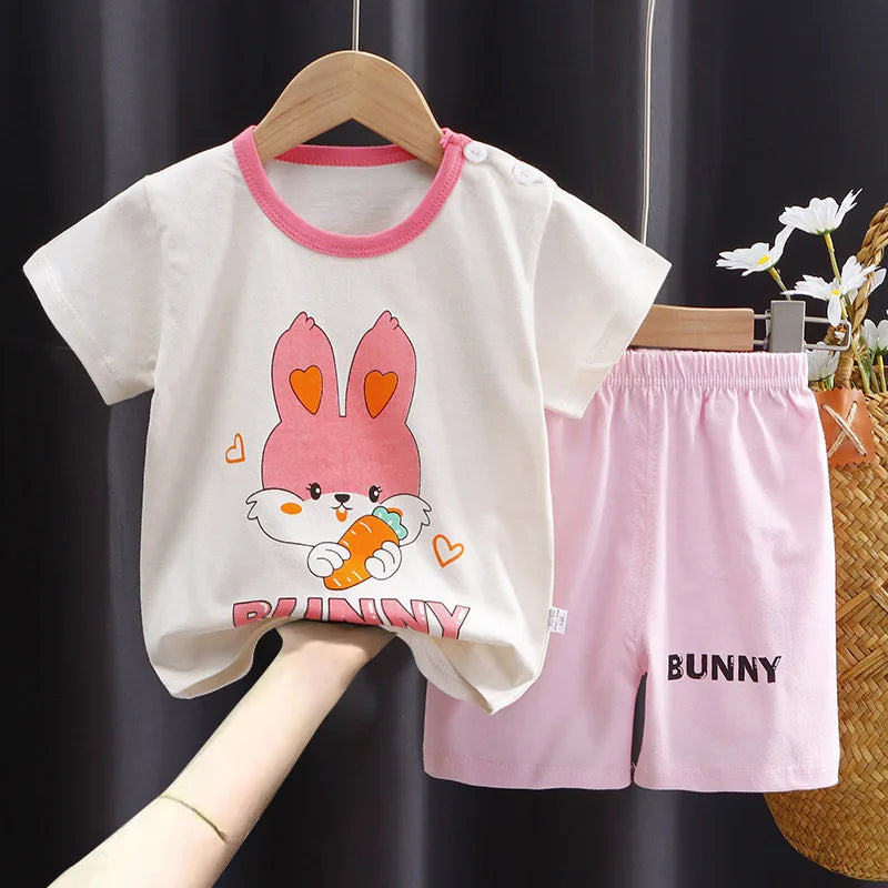 Conjunto Infantil de Verano 2 Piezas Pato Donald – Camiseta + Shorts Casual para Niño Conjunto 2 Piezas Niños NovaVitalShop z5 3T