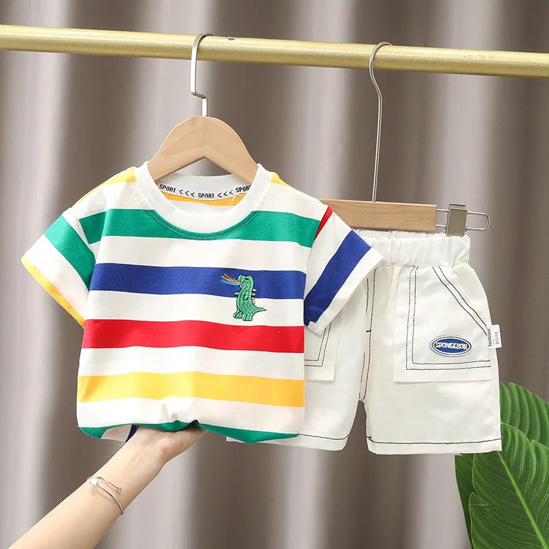 🧒 StyleTwins Cotton Set – Conjunto Infantil de Verano 2 Piezas Conjuntos Infantiles / Ropa Deportiva Infantil / Sets 2 Piezas NovaVitalShop