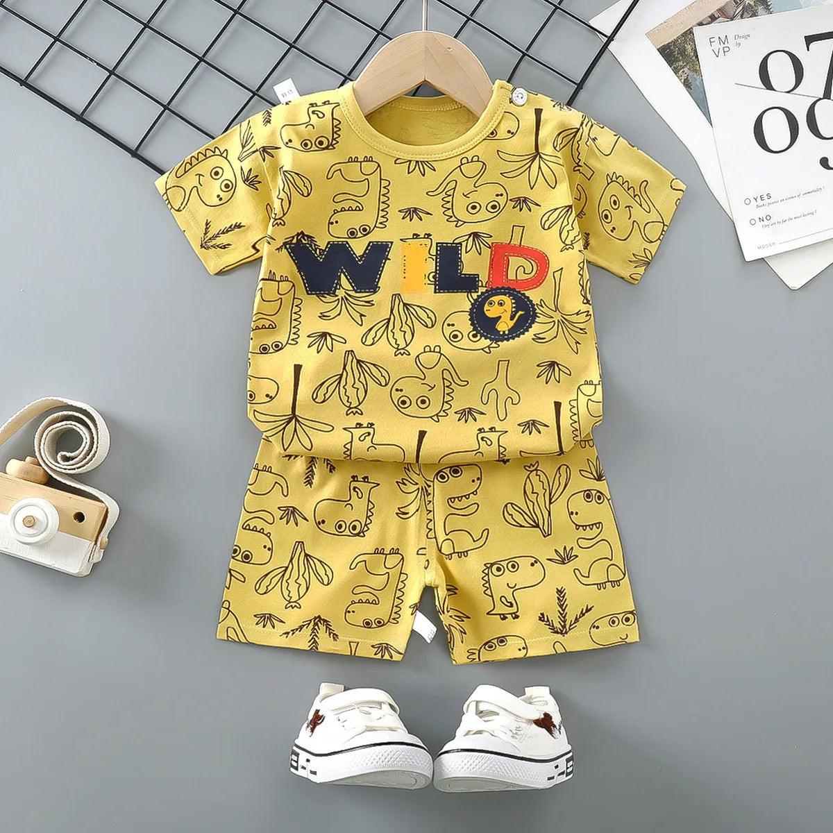 Conjunto Infantil de Verano 2 Piezas Pato Donald – Camiseta + Shorts Casual para Niño Conjunto 2 Piezas Niños NovaVitalShop 7 12M